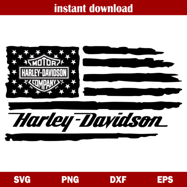 Harley Flag SVG