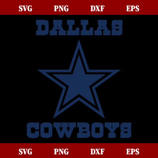 Dallas Cowboys Football Team SVG