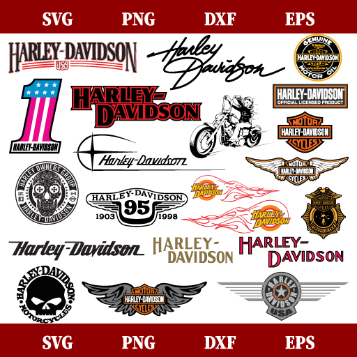 Harley Davidson SVG Bundle, Harley Bundle SVG, Harley Davidson Logo SVG ...