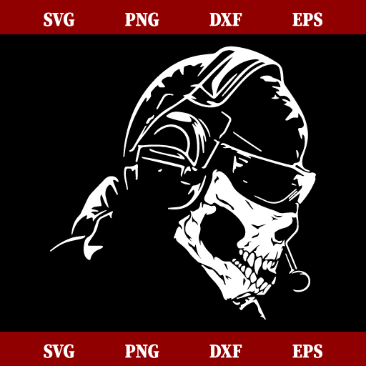Call of Duty Game Skull SVG Cut File