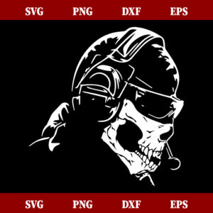 Call of Duty Ghost Skull SVG