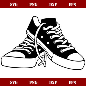 Converse Shoes SVG Cut File