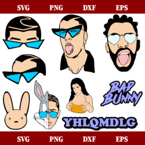 Bad Bunny Bundle SVG