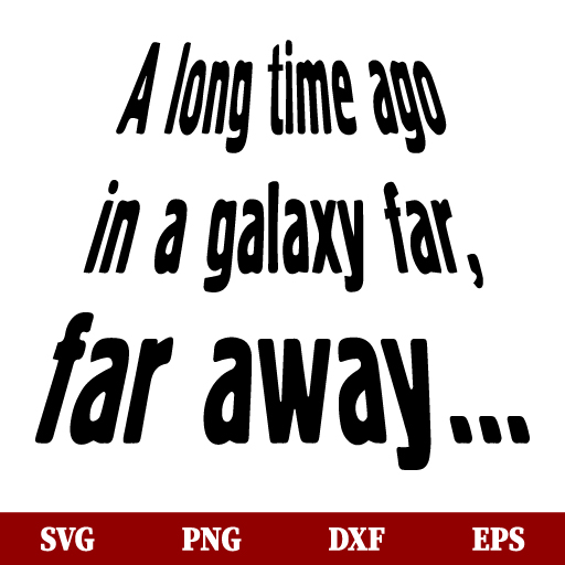 SVG A Long Time Ago SVG