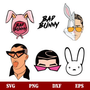SVG Bad Bunny Logo SVG