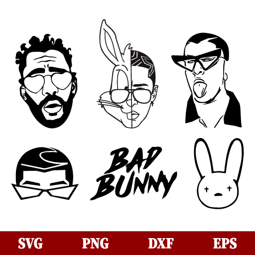 SVG Bad Bunny SVG