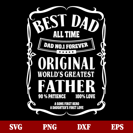 SVG Best Dad SVG