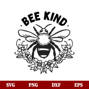 SVG Bee Kind SVG