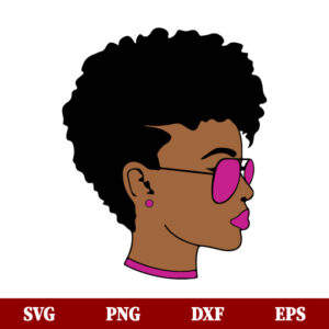 Afro Girl SVG