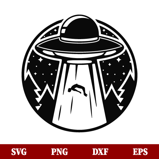 SVG Alien Abduction SVG
