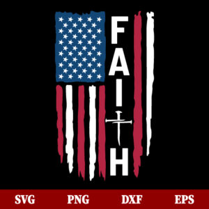 Faith Flag SVG