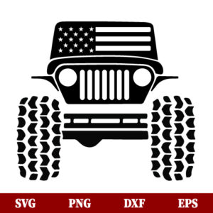 US Jeep Flag SVG