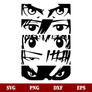 Titan Character Face SVG