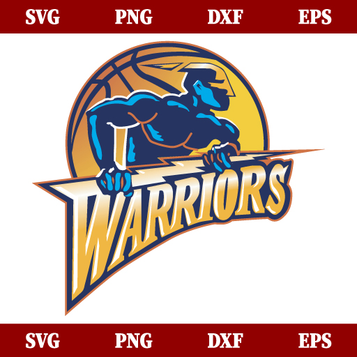 Warriors NBA Logo SVG