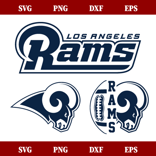Los Angeles Rams SVG, Rams SVG, NFL SVG, Football Team NFL Logo SVG ...