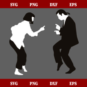 Pulp Fiction Dance SVG