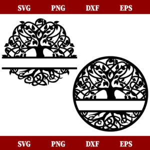 Tree of Life Monogram SVG