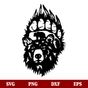 Bear Paw SVG