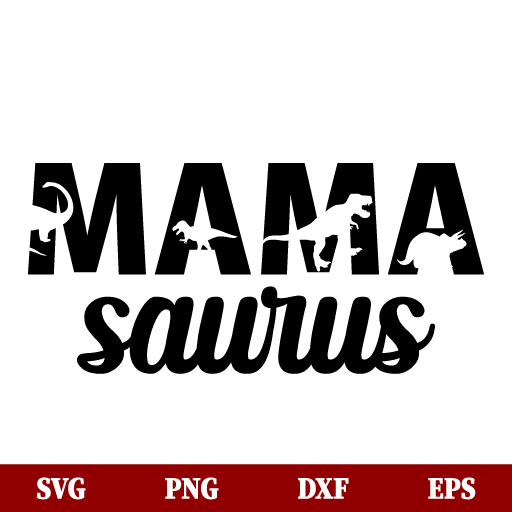 Mama Saurus SVG