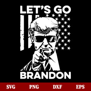 Lets Go Brandon Trump SVG