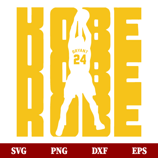 Kobe Kobe Kobe Stacked SVG