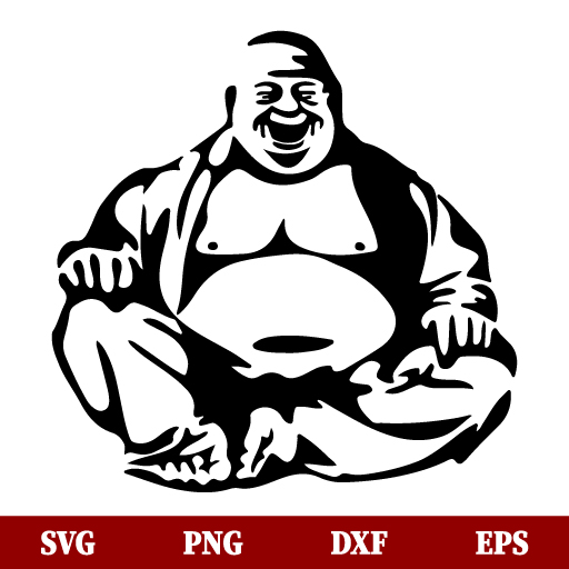 Laughing Buddha SVG