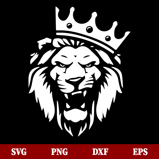 Crowned Lion SVG