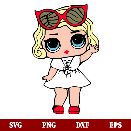 Marilyn Monroe Lol Doll SVG