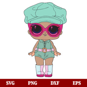 Agent Baby Lol Doll SVG