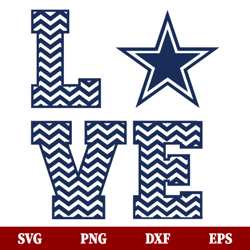 Love Cowboys SVG