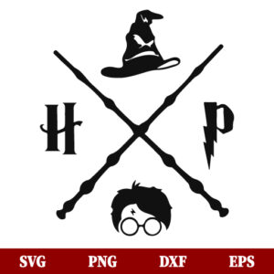 Harry Potter Magic Wand SVG