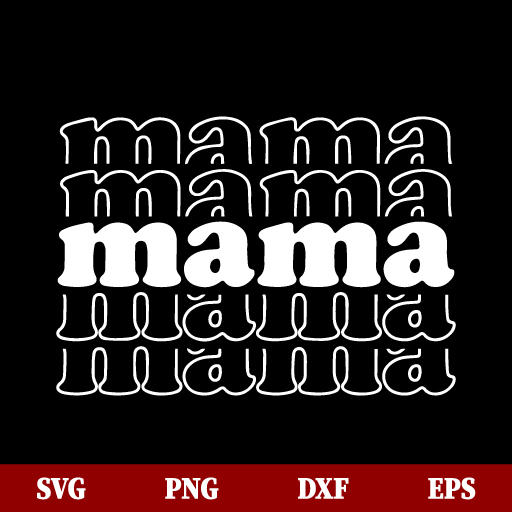 Retro Mama SVG