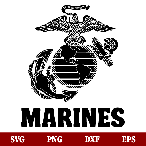 US Marines SVG for Cricut, America SVG, USMC Logo SVG