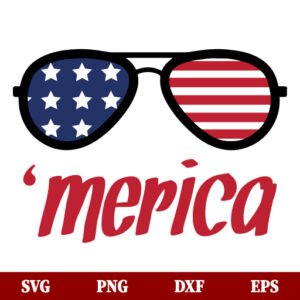 Merica Sunglasses SVG