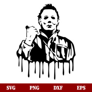 SVG Michael Myers Dripping SVG