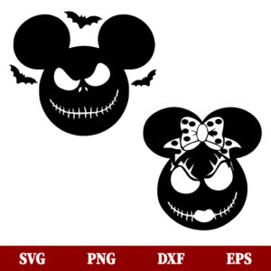 SVG Mickey Mouse Jack Skellington SVG
