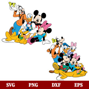SVG Mickey Mouse Friends SVG