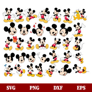 SVG Mickey Mouse Bundle SVG