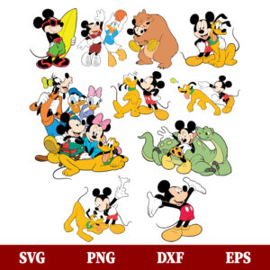 SVG Mickey & Friends SVG