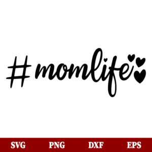 SVG Hashtag Mom Life SVG