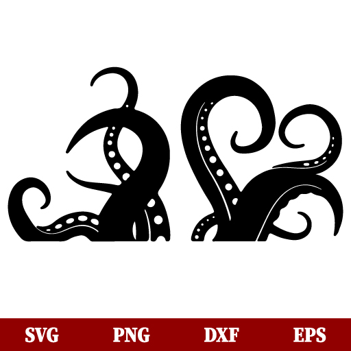 SVG Octopus Tentacles SVG