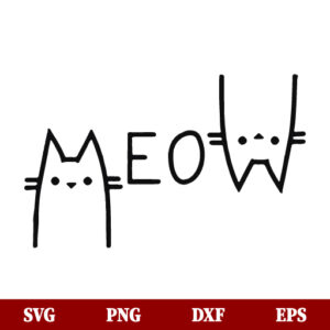 Meow Cat SVG
