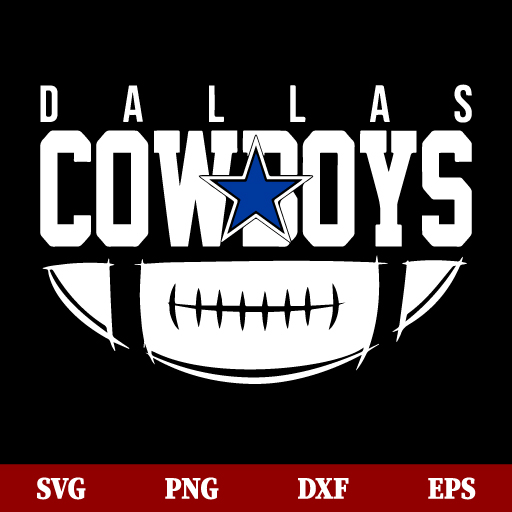 SVG Dallas Cowboys Football SVG